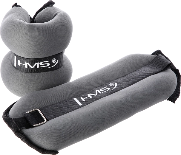 Βάρη για αστραγάλους και καρπούς HMS 2×2 kg, γκρι