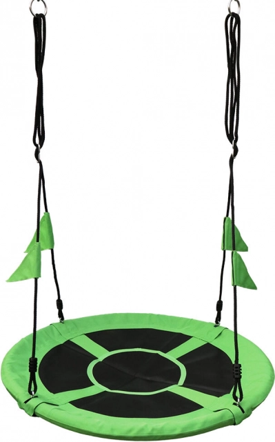 Κούνια φωλιά πελαργού με σημαιάκια 100 cm – 2Kids Toys, πράσινη