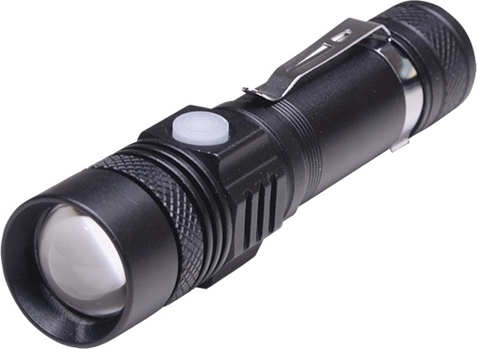 Solight επαναφορτιζόμενος φακός LED με βάση ποδηλάτου 400 lm, ζουμ, Li‑Ion