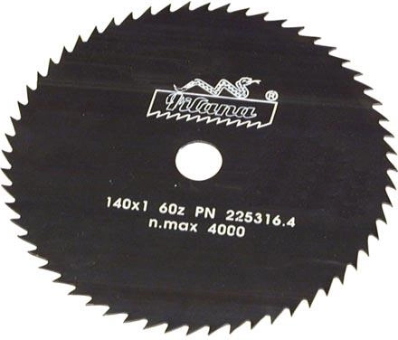 Δίσκος πριονιού PILANA 140 mm, 60 δόντια, 1,0 mm, οπή 16 mm