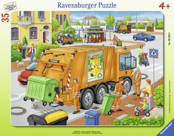 Ravensburger Παζλ Απορριμματοφόρα 35 κομμάτια