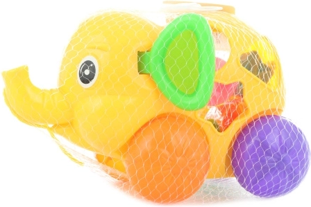 Κουμπωτό ελεφαντάκι για παιδιά 18 μ+