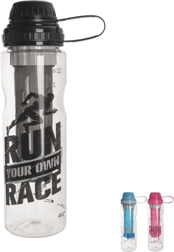 Αθλητικό μπουκάλι tritan Run με φίλτρο 0,75 l (χρωματικό μίγμα)