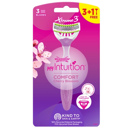 Γυναικείο ξυραφάκι μίας χρήσης WILKINSON Xtreme 3 Beauty 3+1 τεμ.
