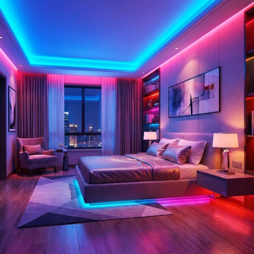 RGB LED ταινία 5 m με τηλεχειριστήριο