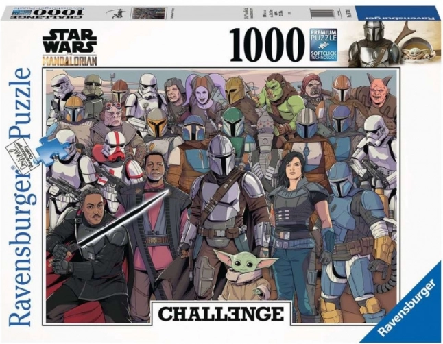 Παζλ Ravensburger Star Wars Mandalorian Πρόκληση 1000 κομματιών