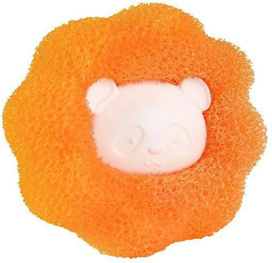 Μαγική μπάλα πλυσίματος κατά των χνουδιών και των τριχών – πορτοκαλί