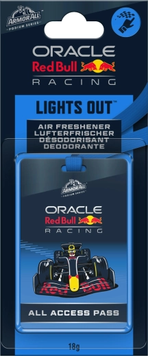 Κρεμαστό αρωματικό αυτοκινήτου Armor All Oracle Red Bull Lights Out – All Access Pass με κορδόνι