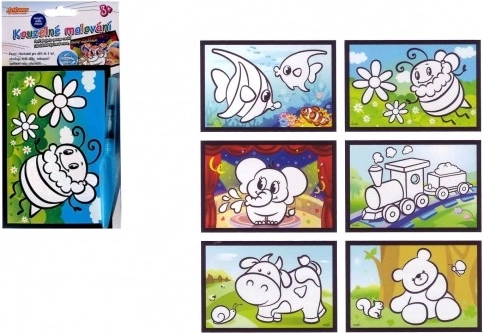 Μαγική ζωγραφική με νερό – σετ κάρτα και πινέλο