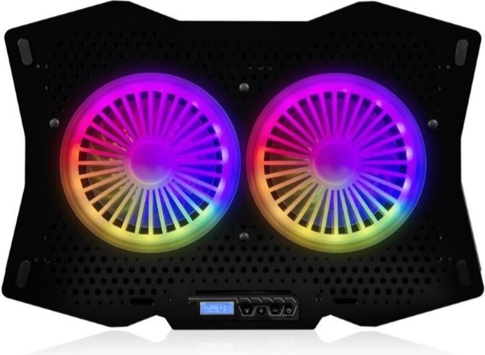 Modecom SILENT FAN RGB βάση ψύξης με αθόρυβους ανεμιστήρες για φορητό υπολογιστή