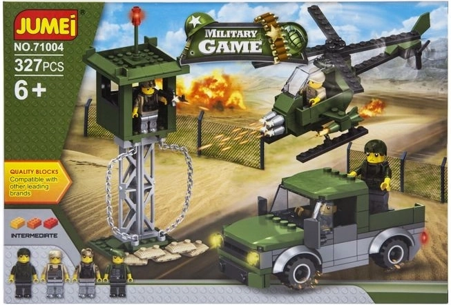 Κατασκευαστικό σετ Jumei Military Game στρατιώτες 327 τεμάχια (38 × 26 cm) - 1 τεμάχιο