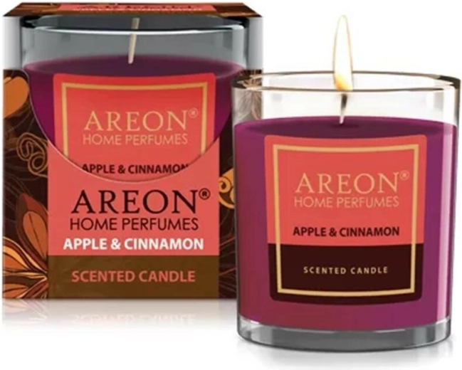 Αρωματικό κερί Areon Apple & Cinnamon 120 g