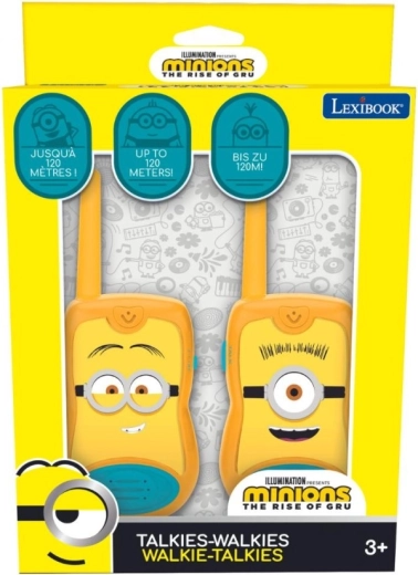 Παιδικοί ασύρματοι πομποδέκτες MINIONS με εμβέλεια 120 m