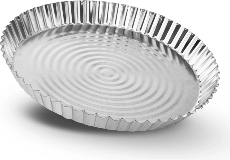Κασσιτερωμένη φόρμα για κέικ και πίτσα Flat 27 cm