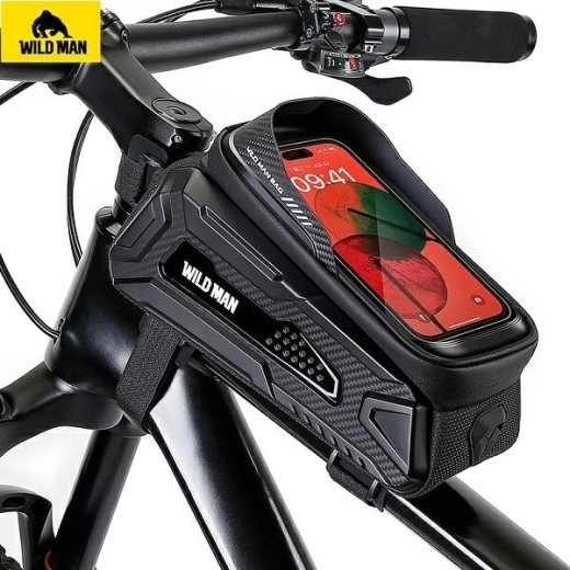 Wildman M M30 αδιάβροχη θήκη-τσάντα σκελετού ποδηλάτου 1 l μαύρη