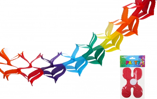 Πολύχρωμη χάρτινη γιρλάντα 3 m