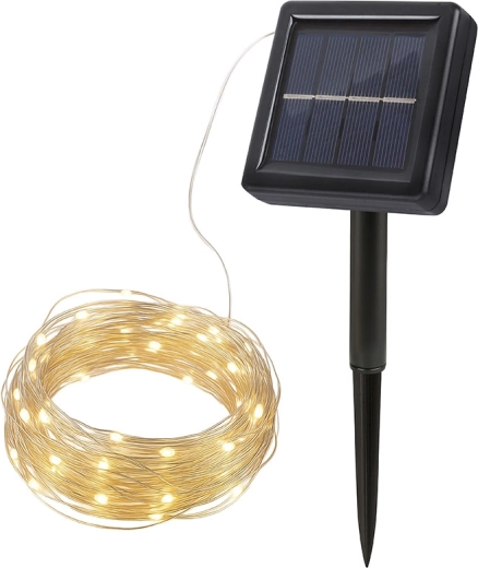 Solight LED ηλιακή γιρλάντα 200 LED 22 m θερμό λευκό