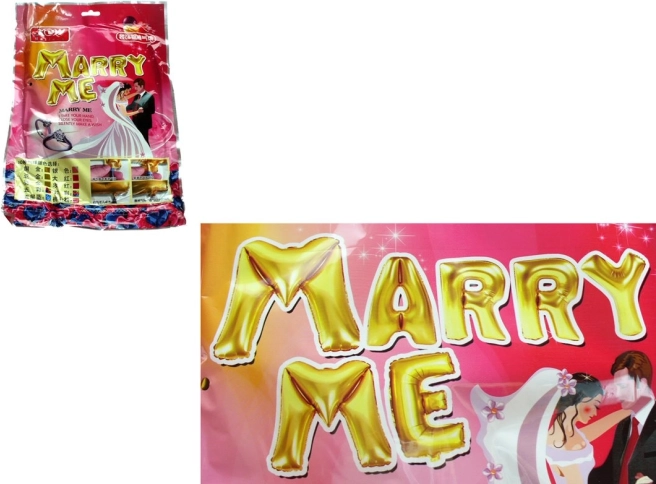 Σετ μπαλονιών MARRY ME