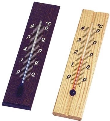 Ξύλινο θερμόμετρο δωματίου 12 cm για τοίχο