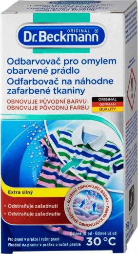 Dr. Beckmann αποχρωματιστικό για τυχαία βαμμένα υφάσματα 75 g