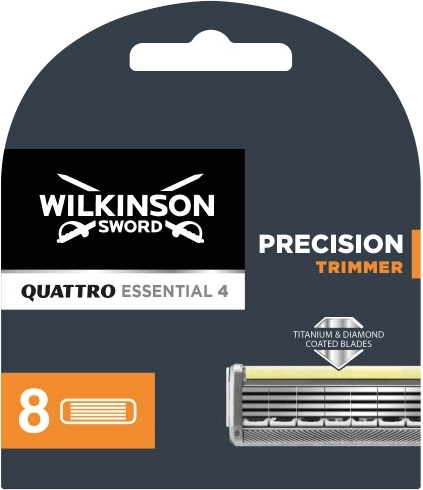 Wilkinson Quattro Essentials 4 ανταλλακτικές λεπίδες 8 τεμ.