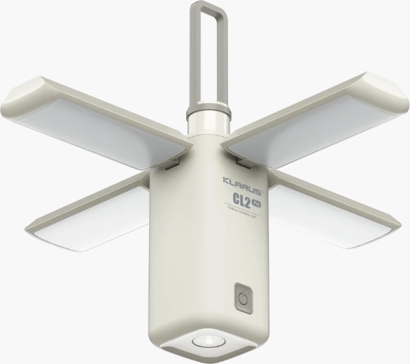 Klarus CL2 Pro White λάμπα κάμπινγκ 750 lm με ρυθμιζόμενα πάνελ και powerbank