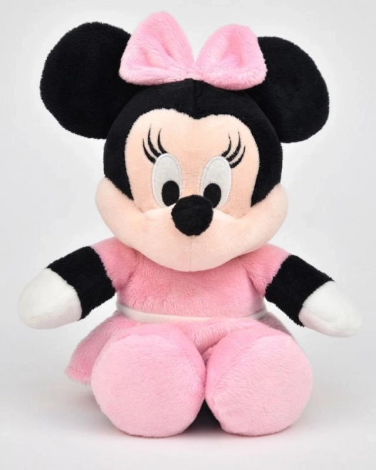 Λούτρινη MINNIE σε ροζ χρώμα 25 cm