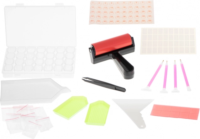 Σετ αξεσουάρ για Diamond Painting 32 τεμάχια