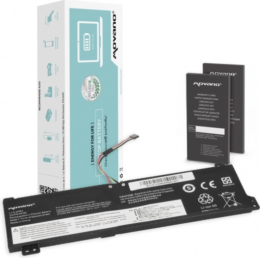 Μπαταρία Movano L17L2PB3 για Lenovo V130-15IGM, V330-15IKB, V530-14IKB και V530-15IKB, 4750 mAh