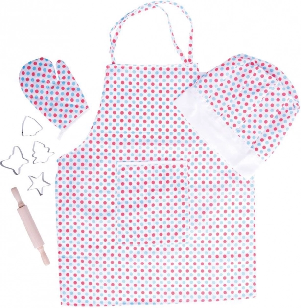 Bigjigs Toys παιδικό σετ μαγειρικής με πουά