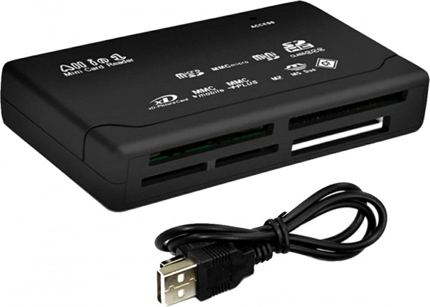 Καθολικός αναγνώστης καρτών μνήμης all-in-one USB 2.0