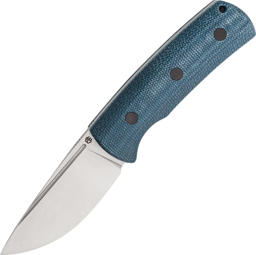 Petrified Fish Beluga υπαίθριο μαχαίρι 9,2 cm, satin, μπλε Micarta, θήκη Kydex