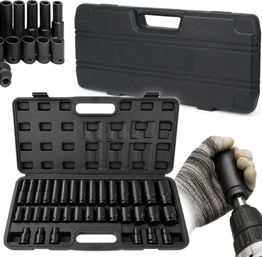 Σετ καρυδάκια κρούσης RENEW FORCE 1/2" 8–32 mm, 35 τεμαχίων