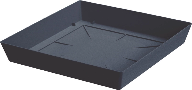 Πιατάκι/βάση για γλάστρα Lofly Square 16,5 cm ανθρακί