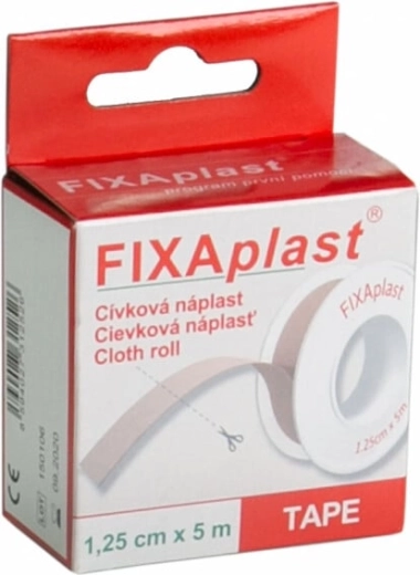 Υφασμάτινο επίθεμα Fixaplast σε ρολό 1,25 cm x 5 m
