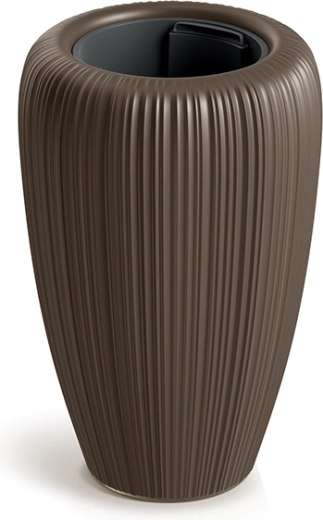 Γλάστρα OROBO 29 cm σε χρώμα φουντουκί