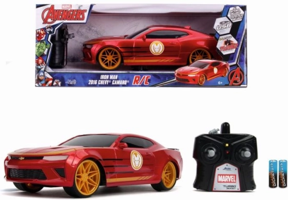 Τηλεκατευθυνόμενο αυτοκίνητο RC MARVEL Iron Man Chevrolet Camaro 1:16