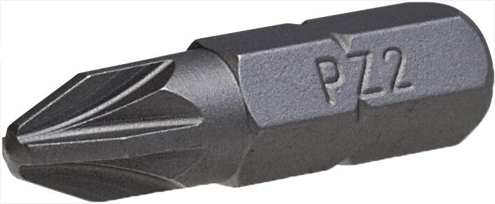 Μύτη Pozidriv PZ2 25 mm, 3 τεμ. STALCO