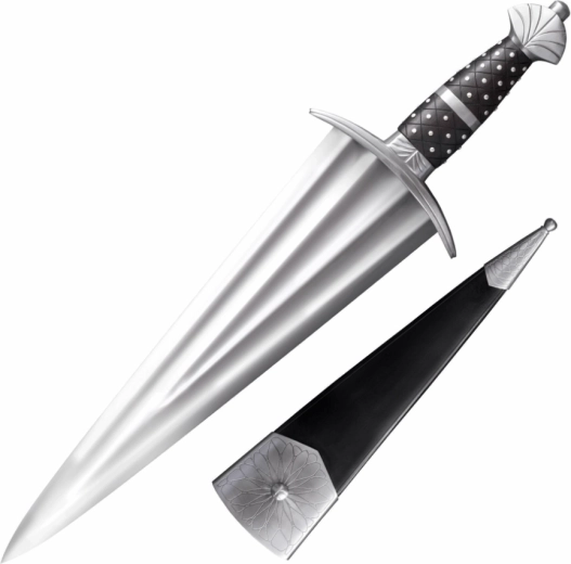Cold Steel cinquedea συλλεκτικό σπαθί 36,8 cm, ξύλο παλίσανδρου και δερμάτινη θήκη