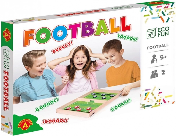 Επιτραπέζιο ποδοσφαιράκι ALEXANDER Eco Fun από ξύλο για 2 παίκτες