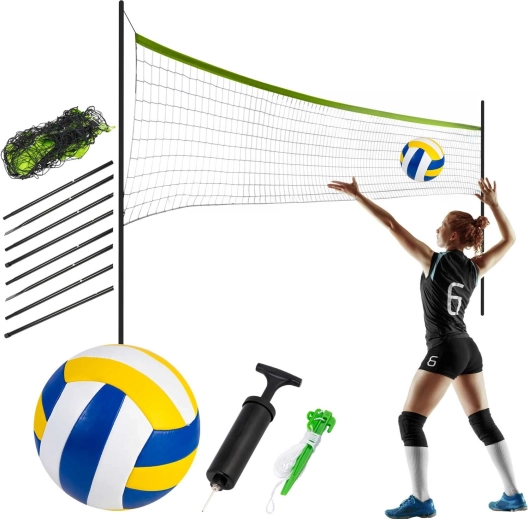 Δίχτυ με βάση για βόλεϊ και μπάντμιντον Neo-Sport 570 cm