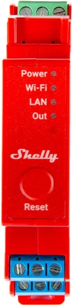 Shelly Pro 1PM ρελέ μέτρησης για ράγα DIN με WiFi/LAN