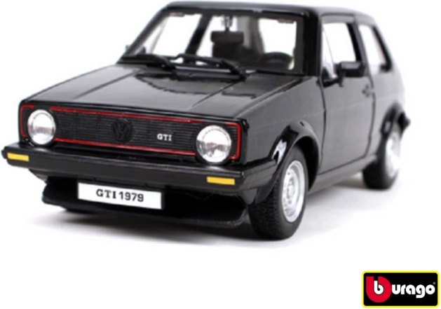 Μοντέλο αυτοκινήτου Bburago Volkswagen Golf MK1 GTI 1:24 μαύρο