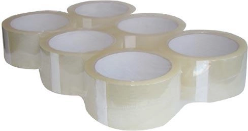 Ταινία συσκευασίας 25 mm × 66 m διάφανη (6 τεμ.)