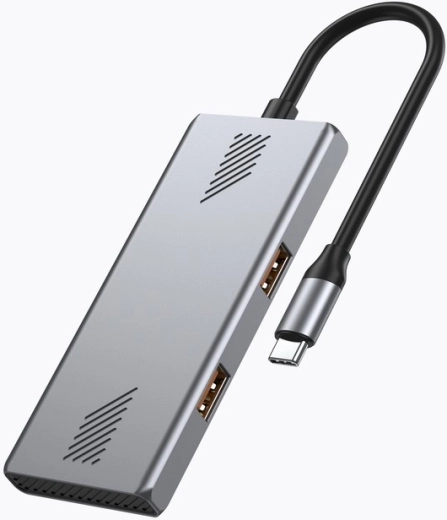 USB-C hub 4 θυρών USB 3.2 Gen 2 με 2× USB‑A και 2× USB‑C, 10 Gb/s