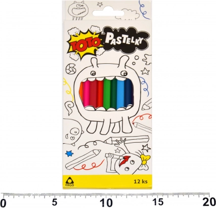 Τρίγωνες ξυλομπογιές ERGO 12 τεμ.