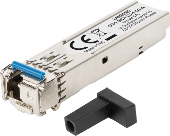 Οπτική μονάδα SFP BIDI A 1,25 Gb/s για έως 3 km, 1310/1550 nm, simplex LC/UPC