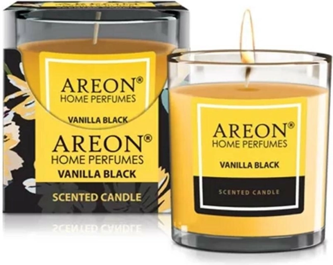 Αρωματικό κερί Areon Vanilla Black 120 g