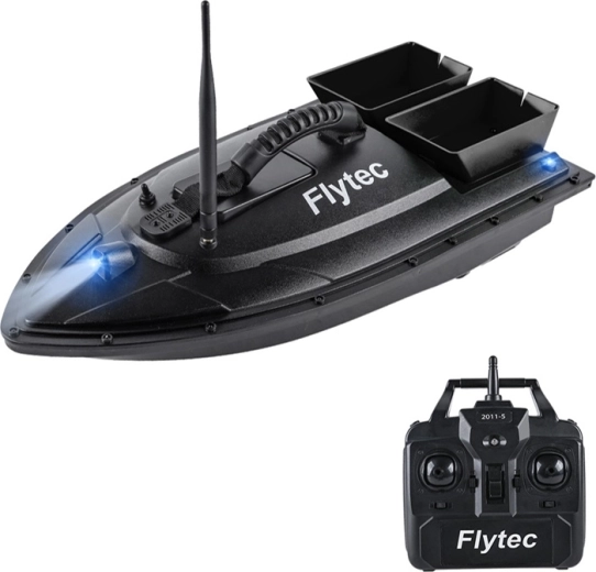Flytec τηλεχειριζόμενο σκάφος δολώματος 2011-5 με διπλές θήκες