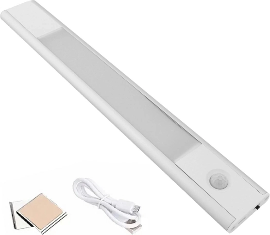 LED μπάρα 20,5 cm με αισθητήρα κίνησης PIR, 13 LED, επαναφορτιζόμενη